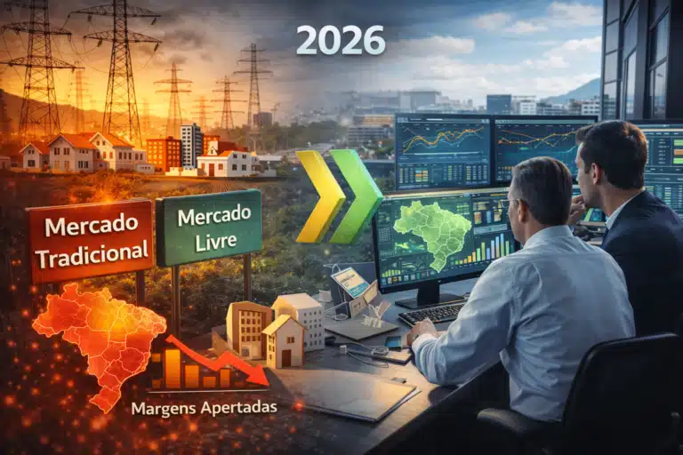 Infraestrutura de distribuição de energia elétrica em área urbana no Brasil