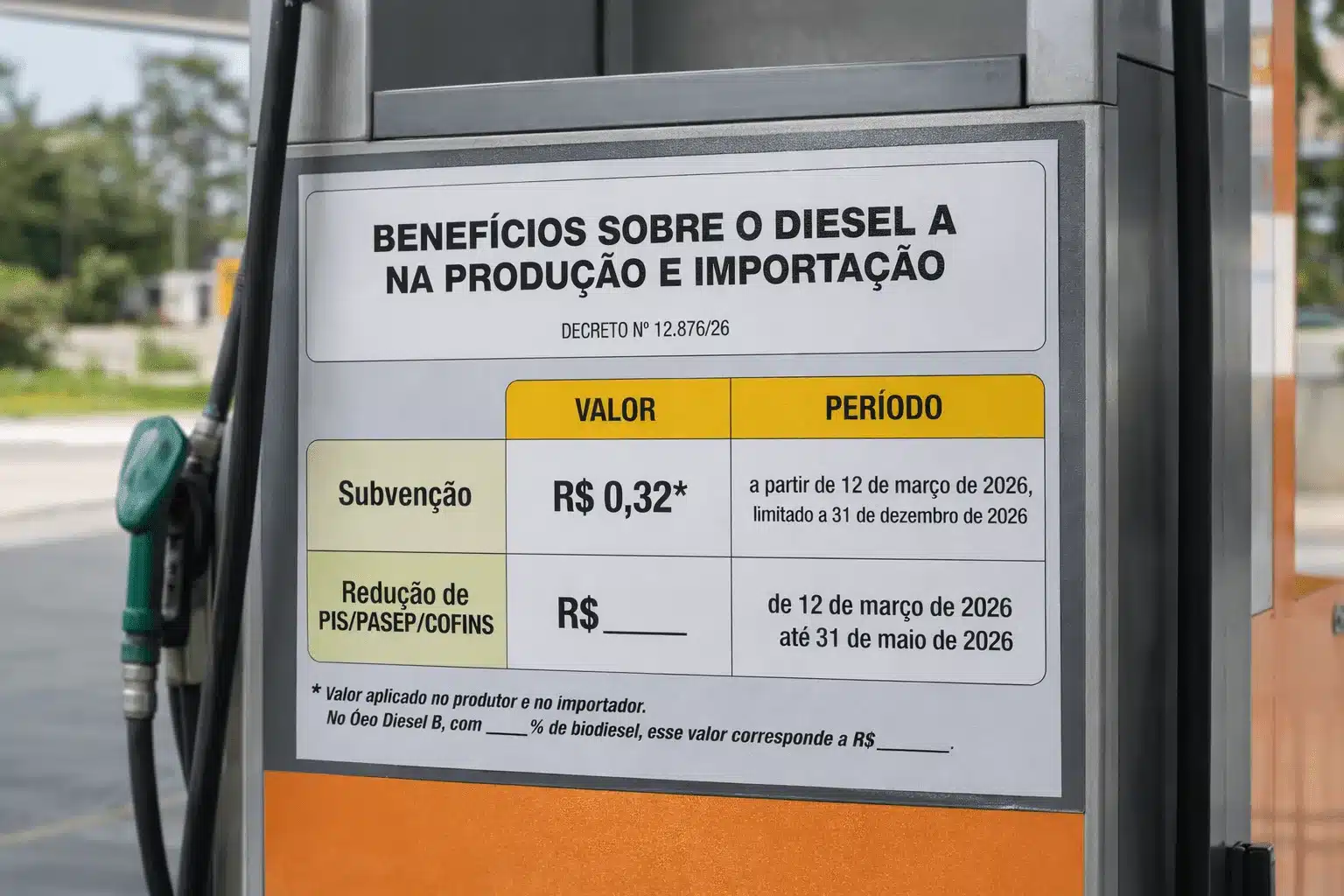 Governo Federal obriga Postos a Exibir Placa com detalhes de Reduções Tributárias