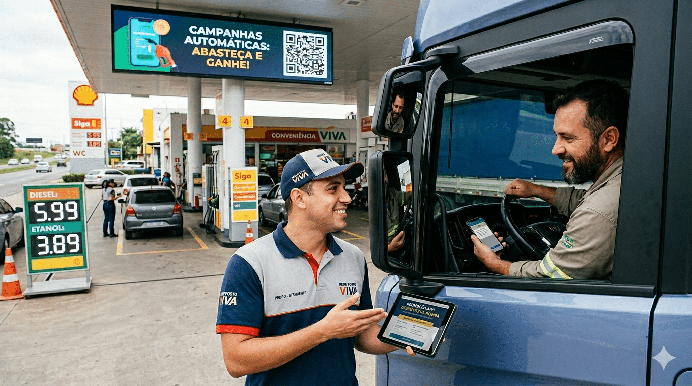 Como se comunicar com os motoristas do seu posto e vender mais com campanhas automáticas