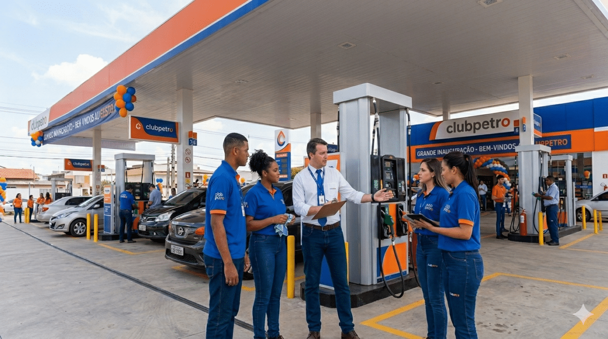 gestão de equipe posto de combustível