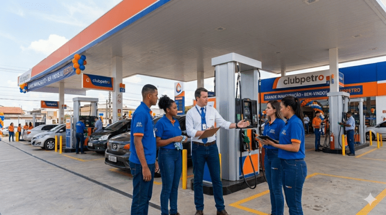 gestão de equipe posto de combustível