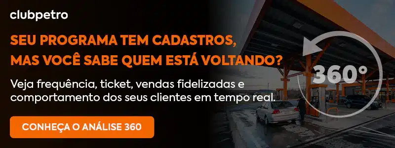 Seu programa tem cadastros, mas você sabe quem está voltando? Veja frequência, ticket, vendas fidelizadas e comportamento dos seus clientes em tempo real. Conheça o Análise 360.