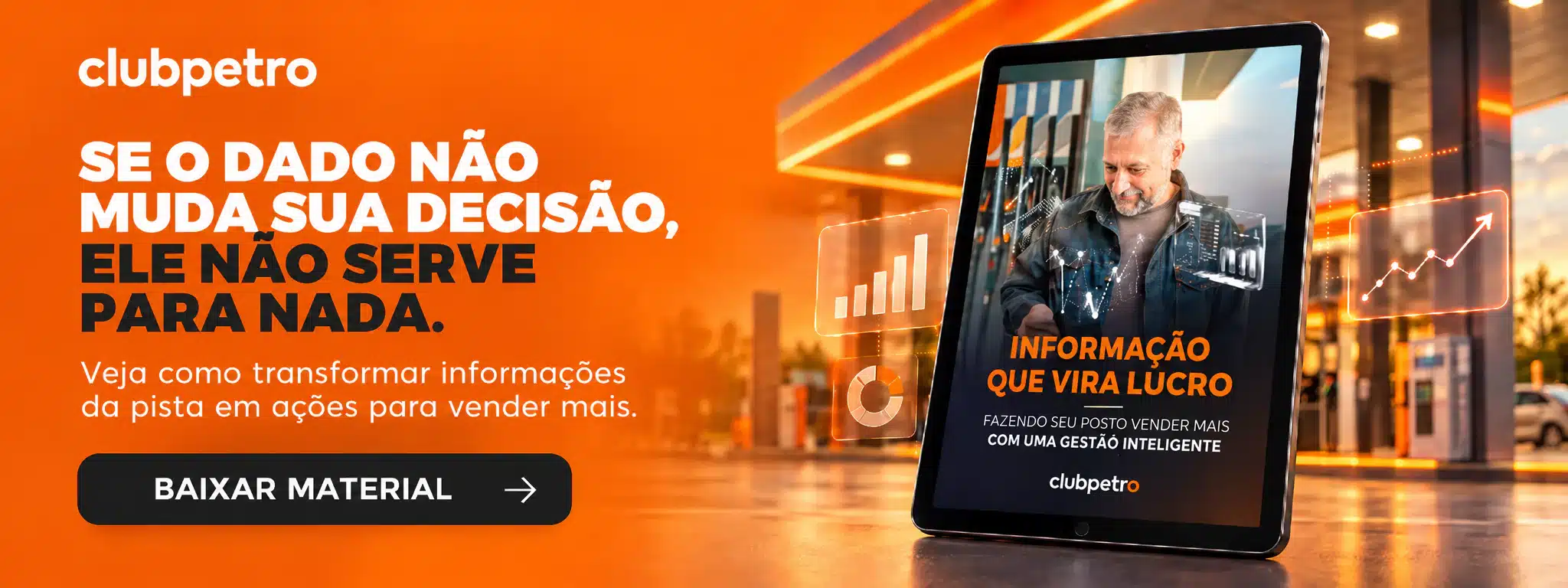 Se o dado não muda sua decisão, ele não serve para nada. Veja como transformar informações da pista em ações para vender mais. Baixar material.